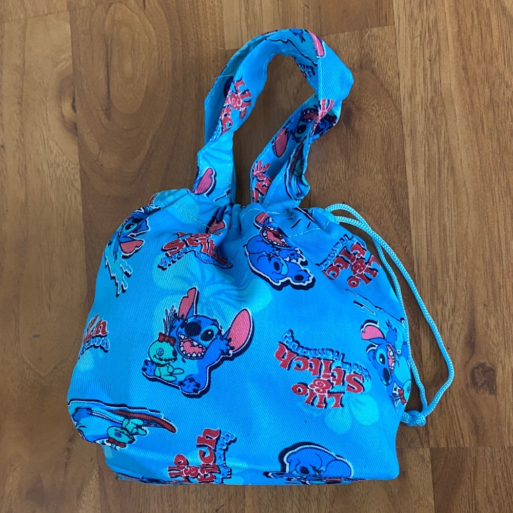 ❤️ Disney’s Lilo and Stitch Mini Drawstring Bag Tote NWT